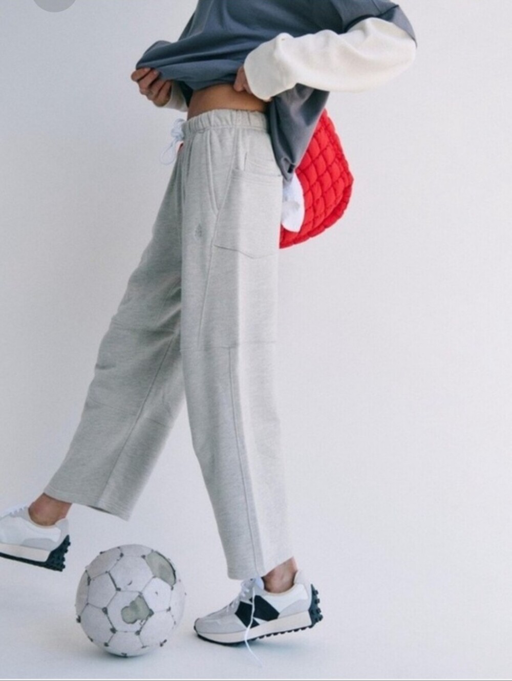 Free People Top Score Barrel Pants NWOT XS